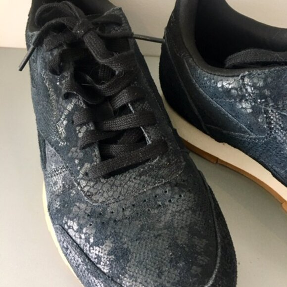 Reebok retro classic snake print suede sneaker size 8.5 - Picture 4 of 12